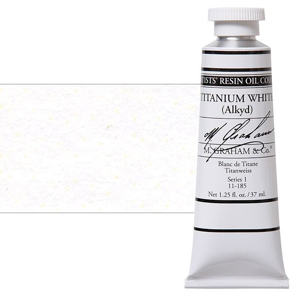 M. Graham Oil Color 1.25oz - Titanium White RD