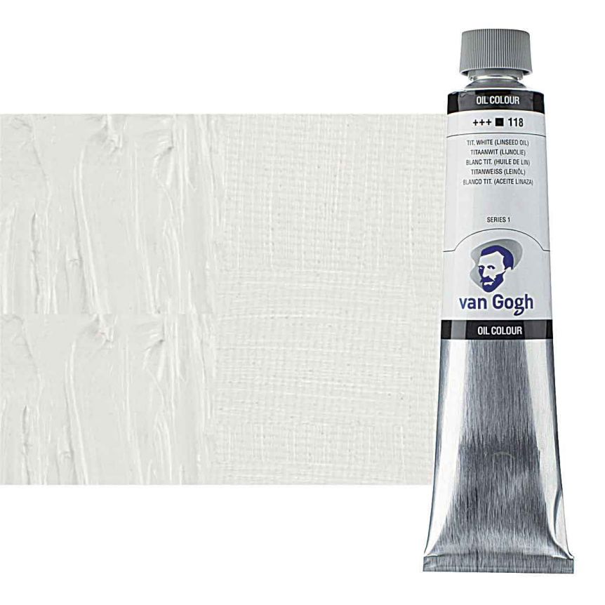Van Gogh Oil Color, Titanium White Linseed 200ml Tube