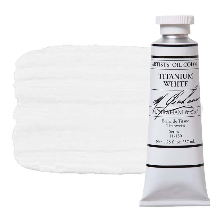 M. Graham Artist Oil Color 37ml - Titanium White