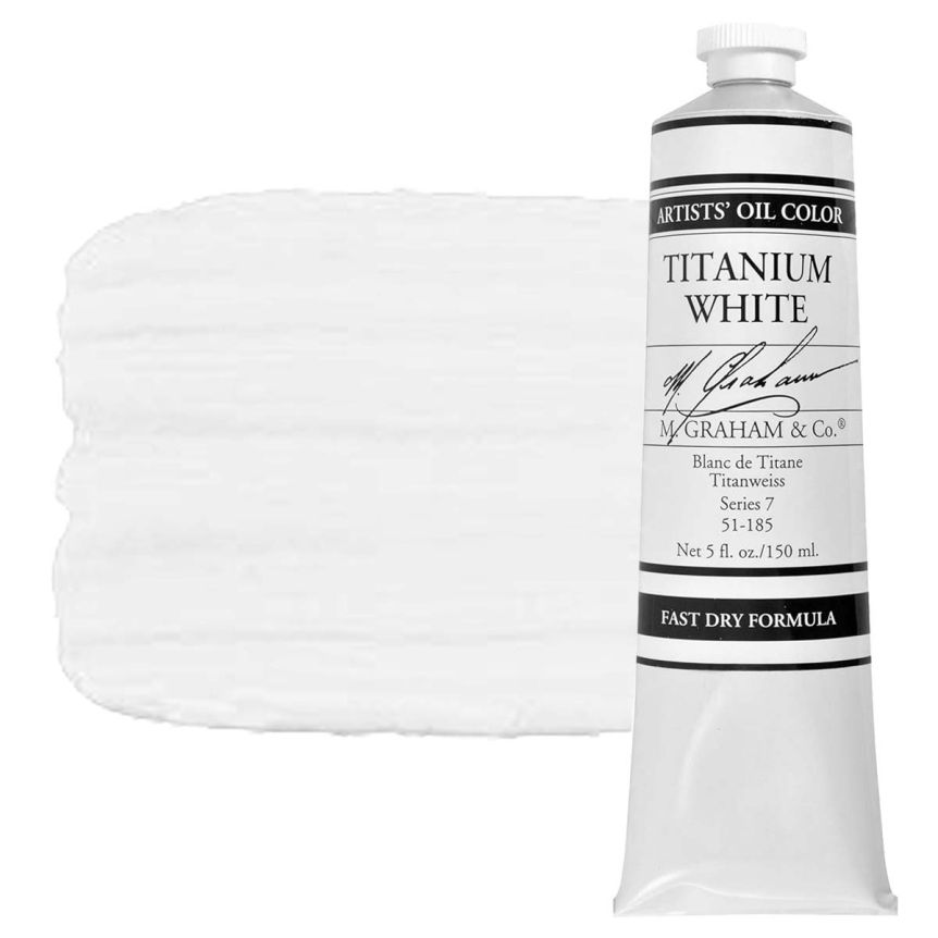 M. Graham Oil Color 150ml - Titanium White (Rapid Drying)