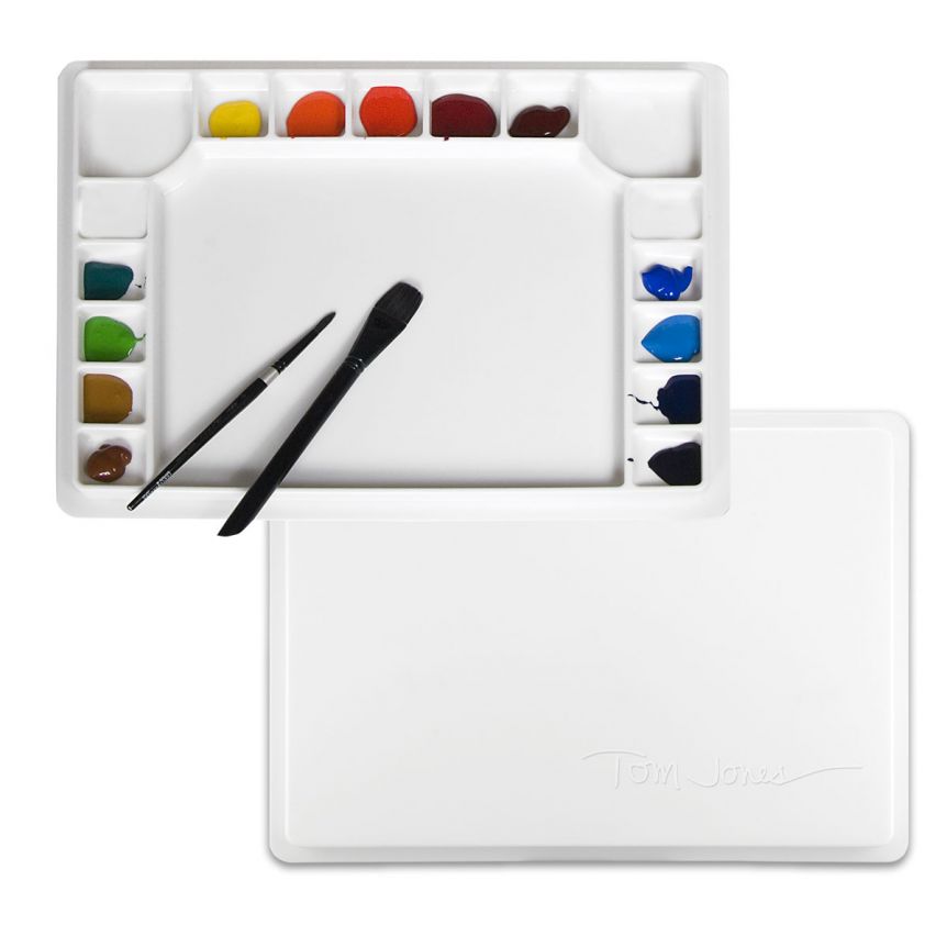 White Palette Art Alternatives Paint Tray Artist Watercolor