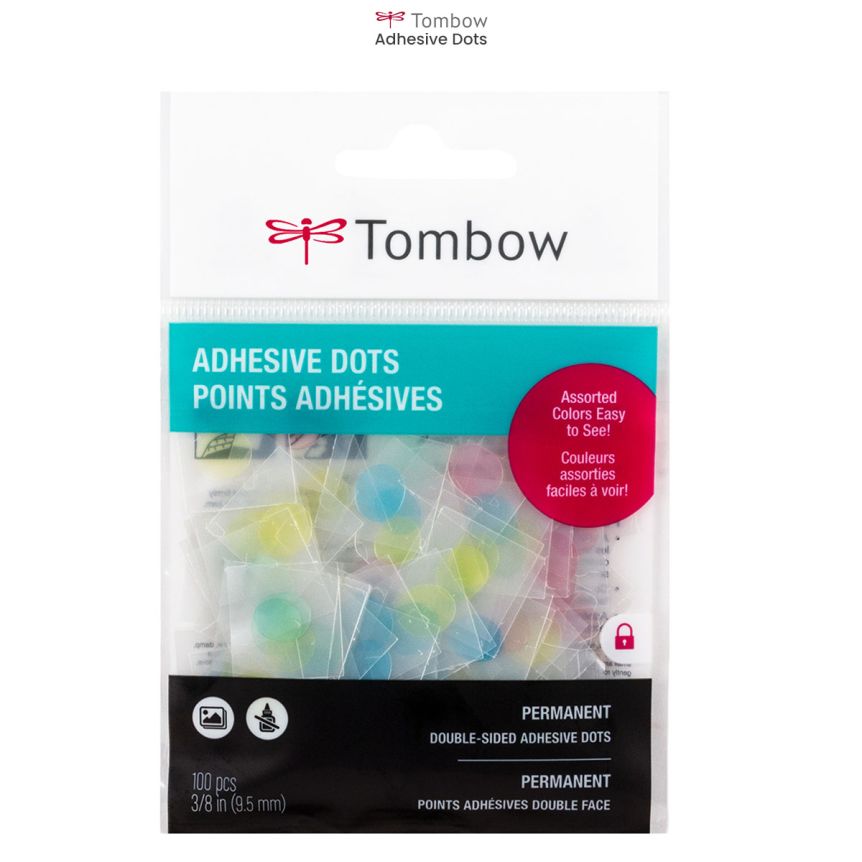 Tombow Adhesive Dots- 100 pieces