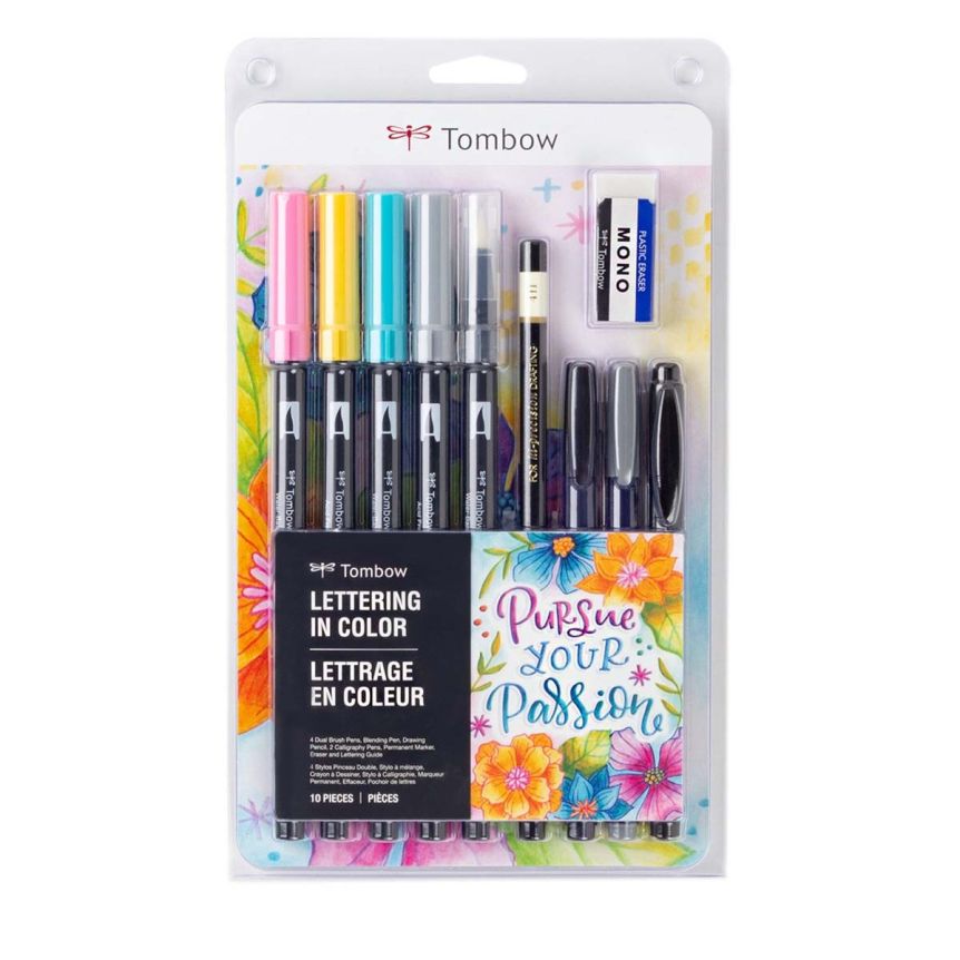 Tombow Lettering In Color Set