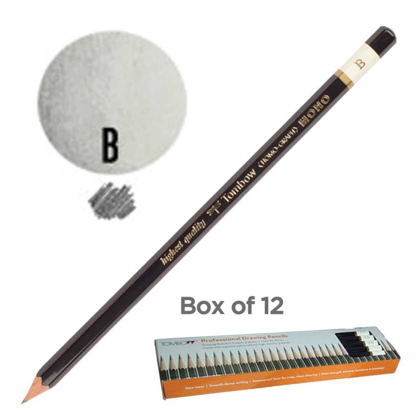 Tombow Mono Drawing Pencil Set of 12 - B