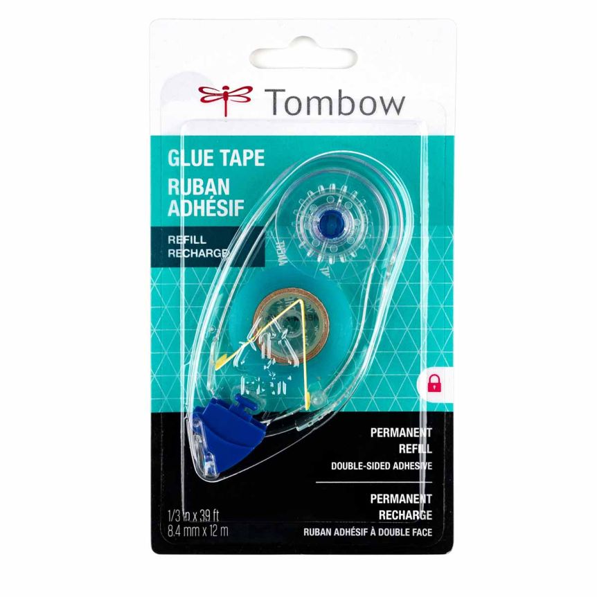 Tombow MONO Permanent Adhesive Tape Refill 0.33"x472"