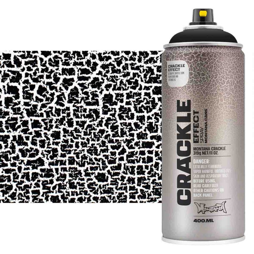 Montana Effect Spray - Crackle Traffic Black, 400ml