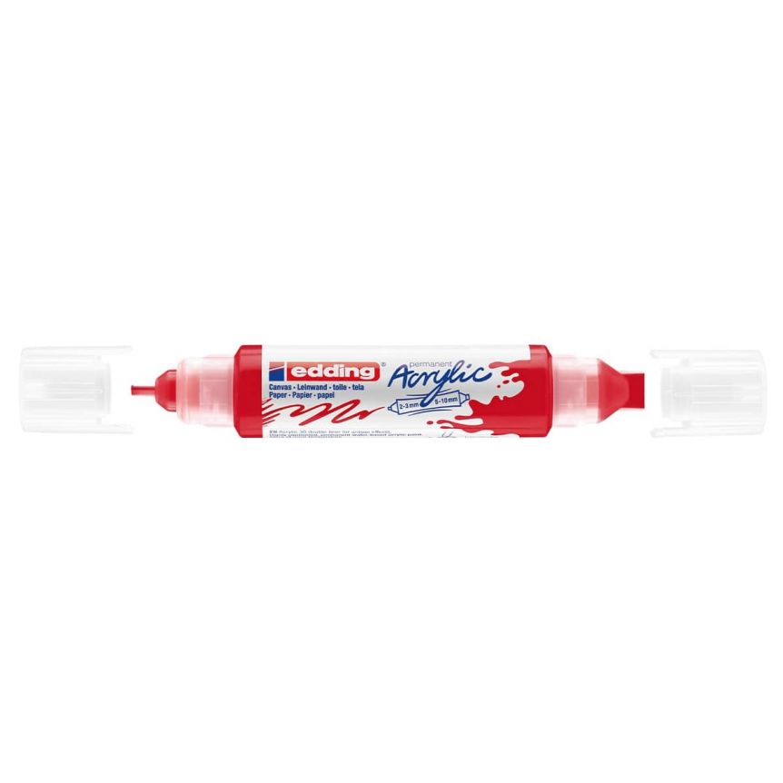 Edding 5400 Acrylic 3D Double Liner Traffic Red