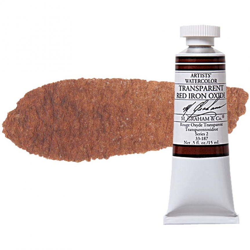 M. Graham Artists' Watercolor 15ml - Transparent Red Iron Oxide