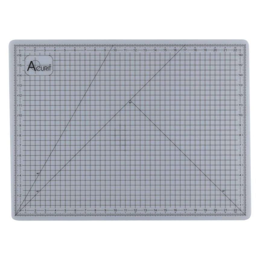 Acurit Self Healing Cutting Mat 12 x 18 in Translucent
