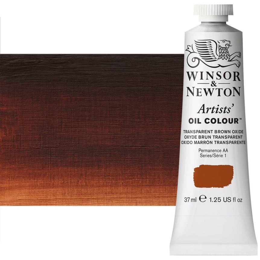 Winsor & Newton Artists' Oil - Transparent Brown Oxide, 37ml Tube