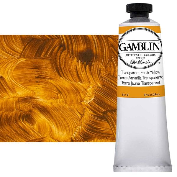 Gamblin Artist Oil Paint Set for Professionals - Earth Set - 37ml Tubes