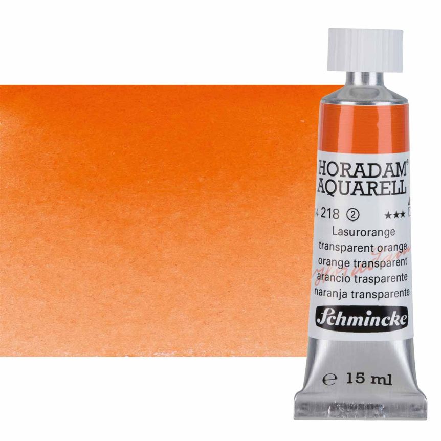 Schmincke Horadam Watercolor - Transparent Orange, 15ml