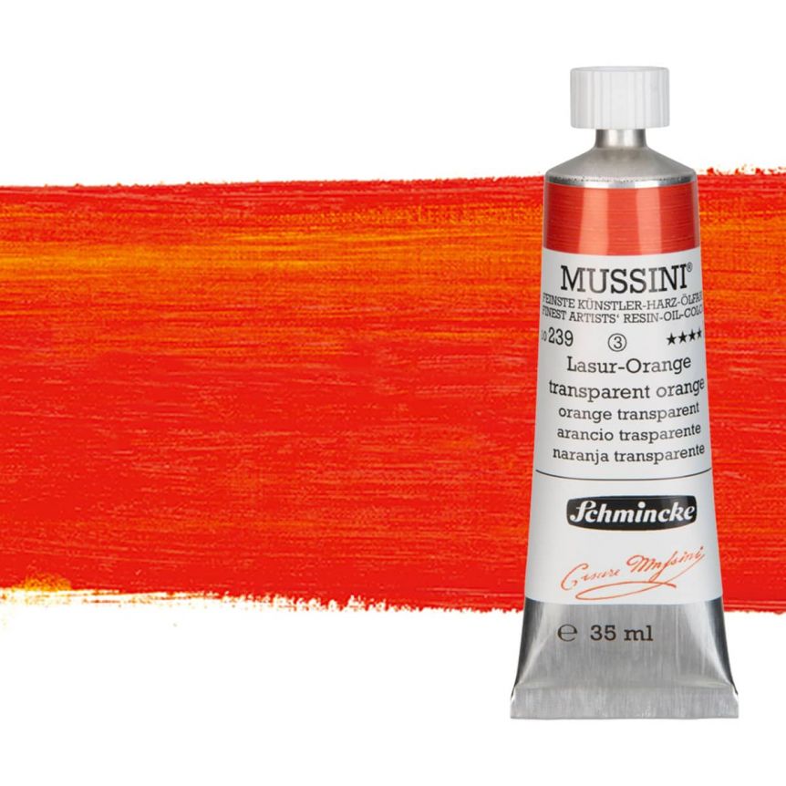 Schmincke Mussini Oil Color 35ml - Transparent Orange