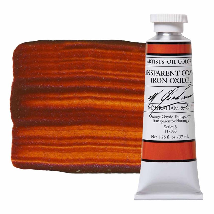 M. Graham Artist Oil Color 37ml - Transparent Orange Iron Oxide