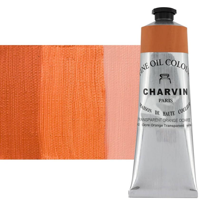 Transparent Orange Ochre 150ml Tube Fine Artists Oil Paint by Charvin