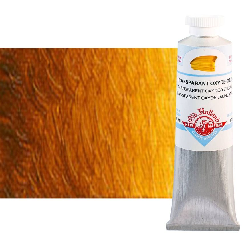 Old Holland New Masters Classic Acrylic Colors Transparent Oxide Yellow 60 ml