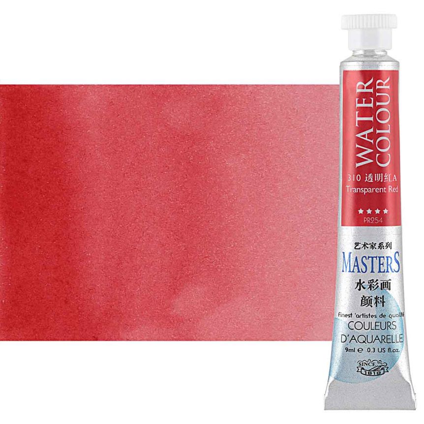 Marie's Master Quality Watercolor 9ml Transparent Red 