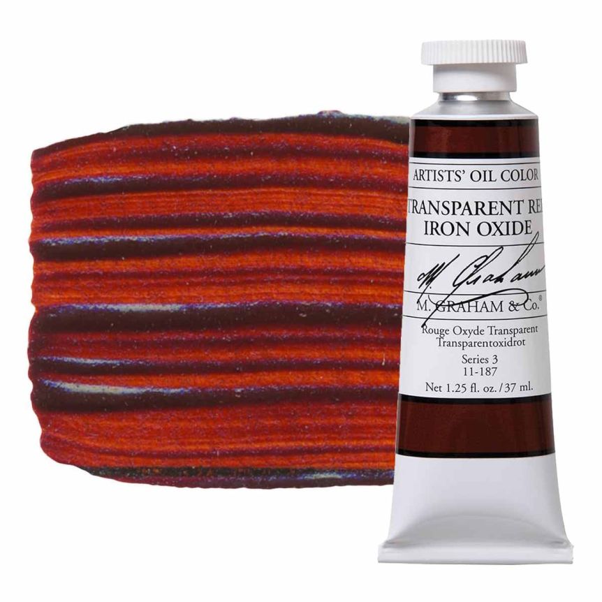 M. Graham Artist Oil Color 37ml - Transparent Red Iron Oxide