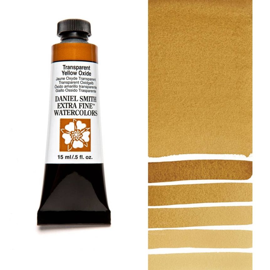 Daniel Smith Extra Fine Watercolors - Transparent Yellow Oxide, 15 ml Tube