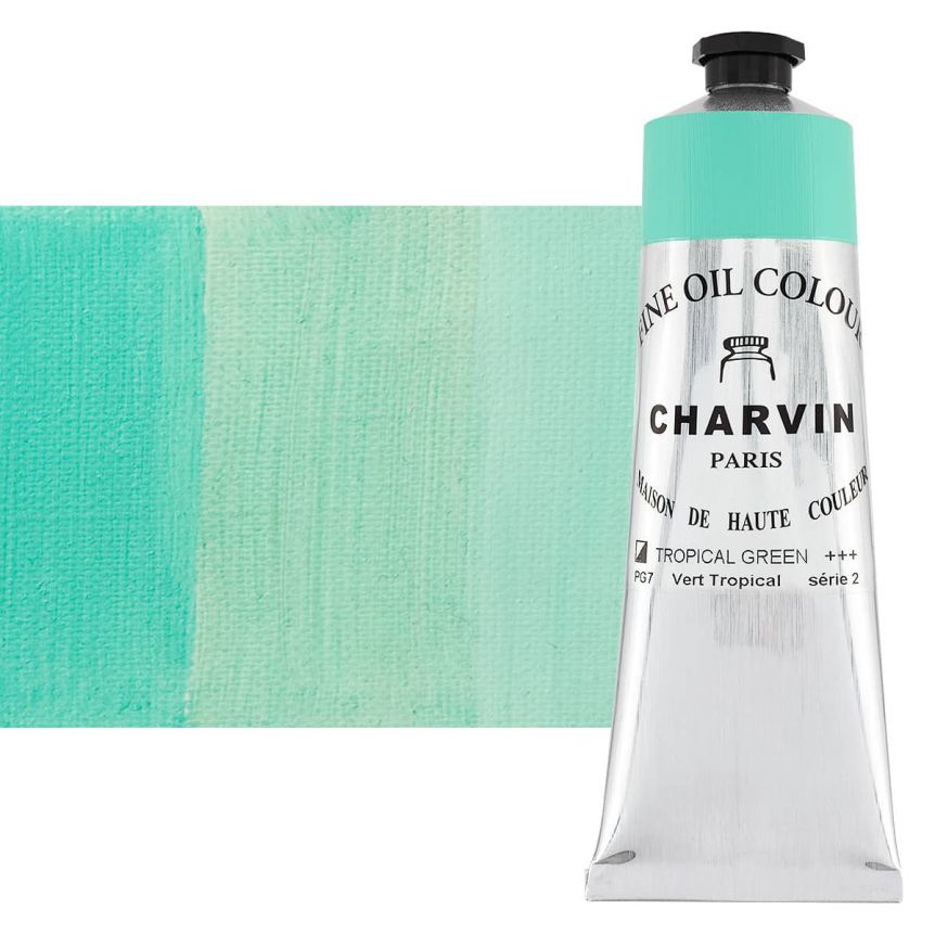 Tropical Green 150ml Tube Fine Artists Oil Paint by Charvin