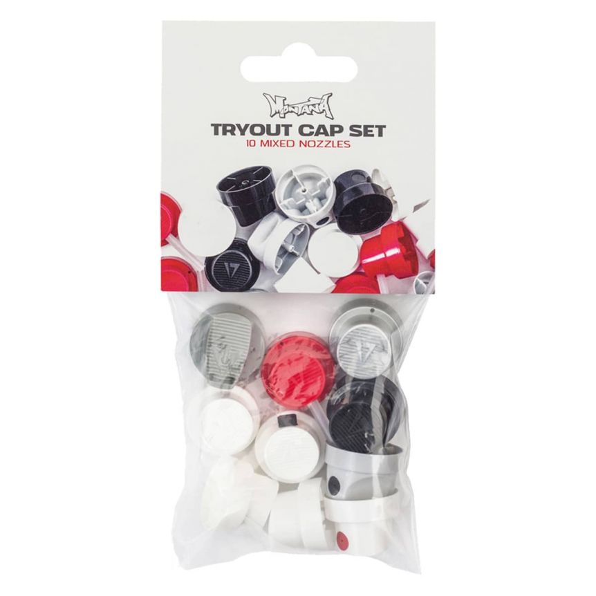 Montana Replacement Spray Caps - Tryout Caps (Set of 10)