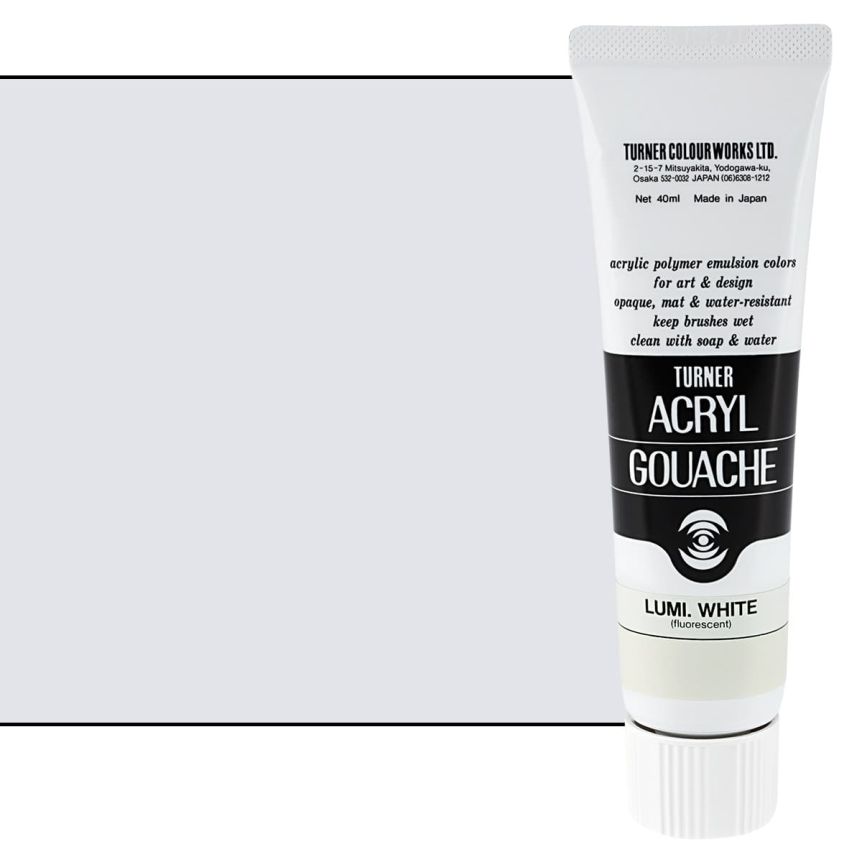 Turner Artist Acryl Gouache - Luminous White, 40ml