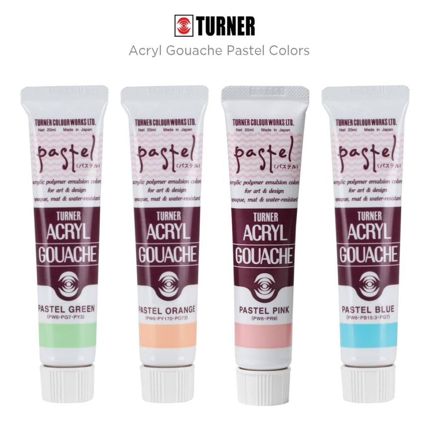 Turner Acryl Gouache Pastel Colors