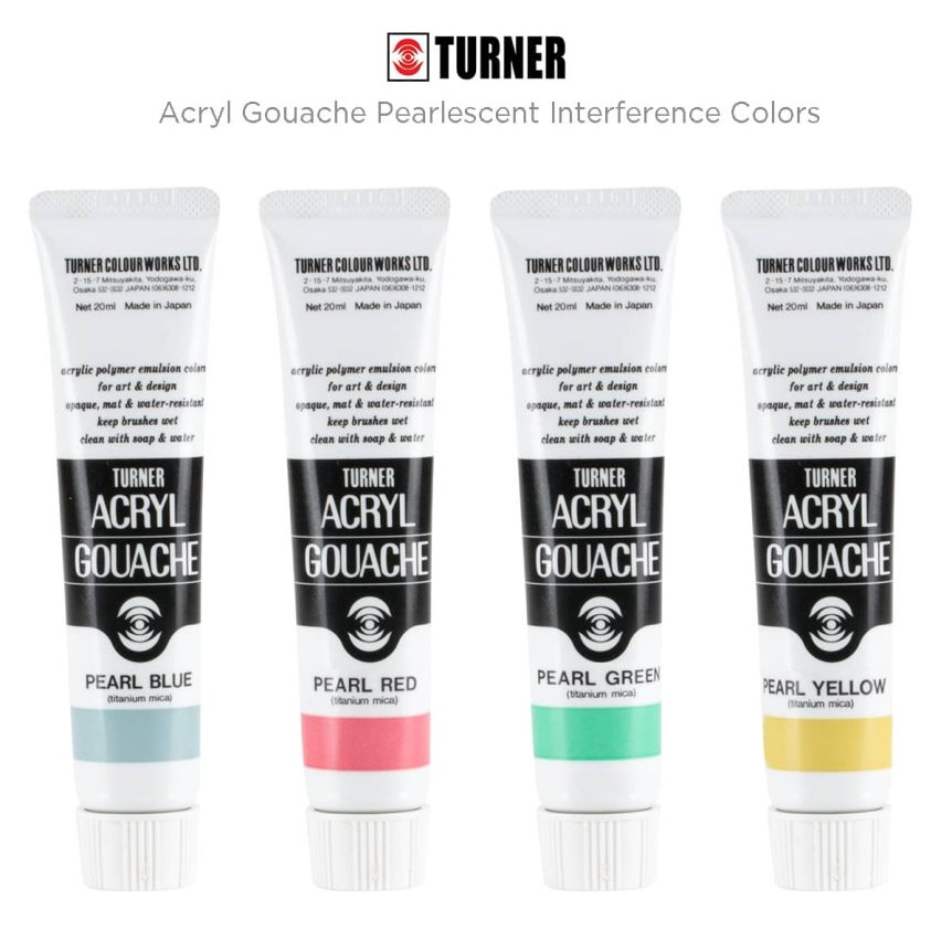 Turner Acryl Gouache Pearlescent Interference Colors