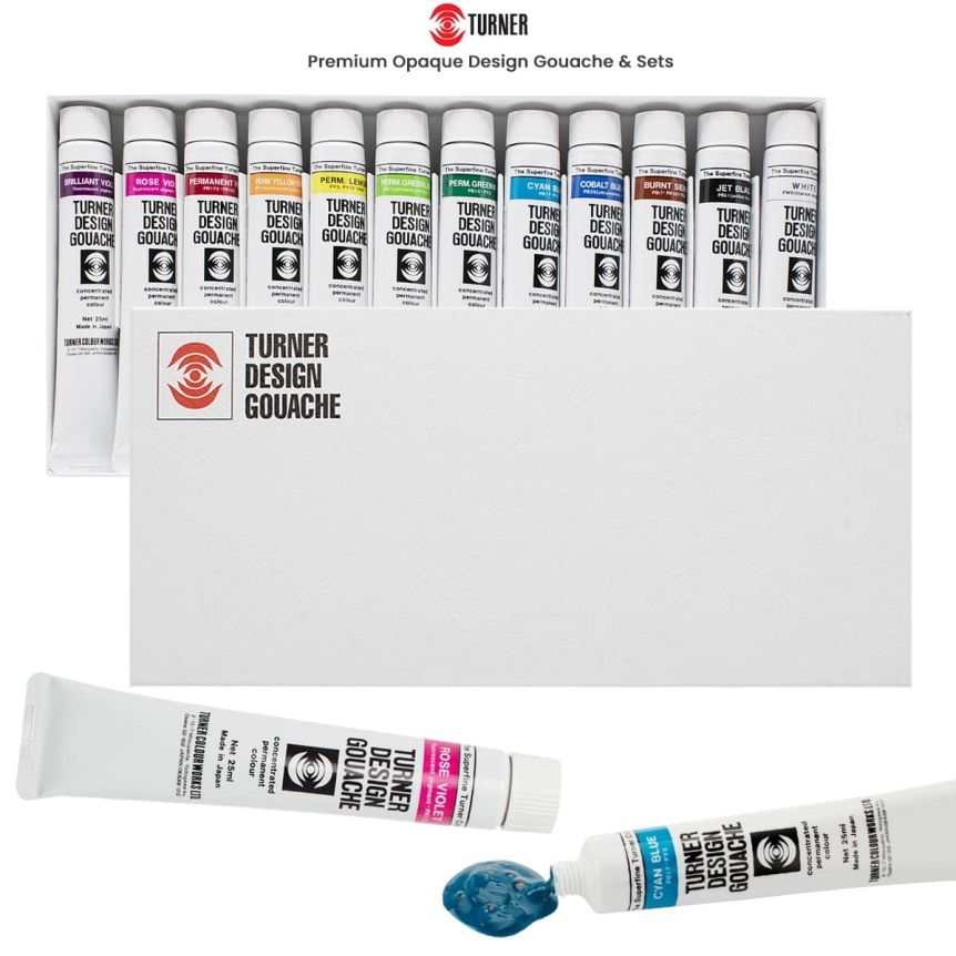 Turner Professional Design Gouache & Sets