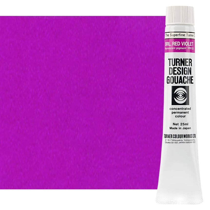 Turner Design Gouache Brilliant Red Violet, 25ml