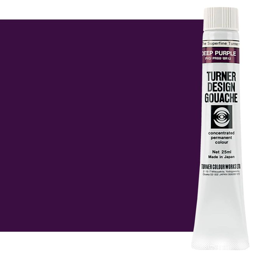 Turner Design Gouache Deep Purple, 25ml