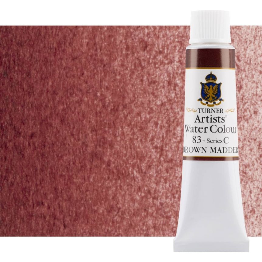 Turner Professional Watercolor Brown Madder, 15ml Tube Jerry's Artarama