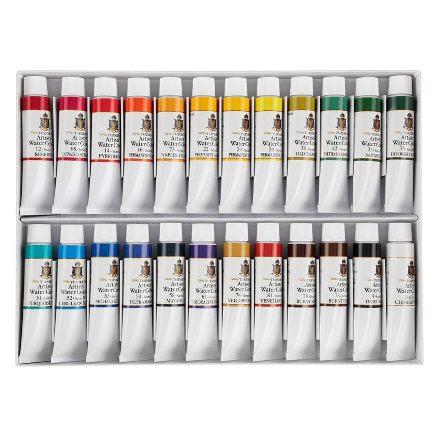 35 colours of ROSA TALENT acrylic fabric paints in size of 80 ml