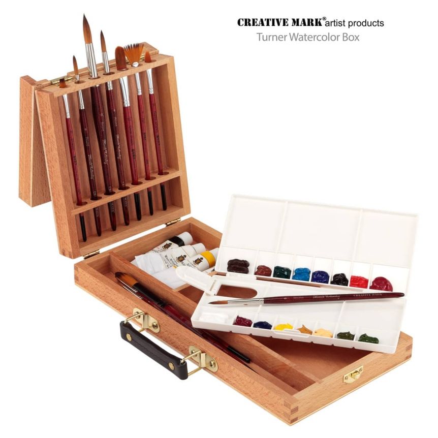 Creative Mark Watercolor Painting Artist Tool Box - 30pc