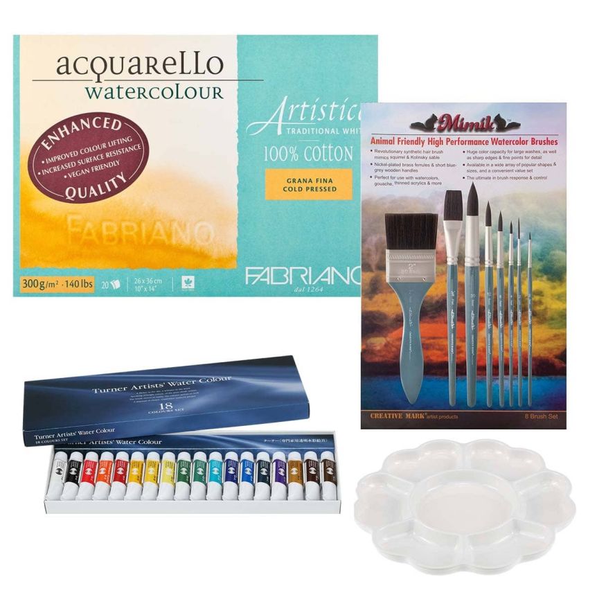 Turner Artists' Watercolor Complete Painting Set