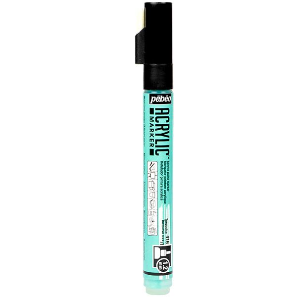 Pebeo Acrylic Marker 1.2mm - Turquoise