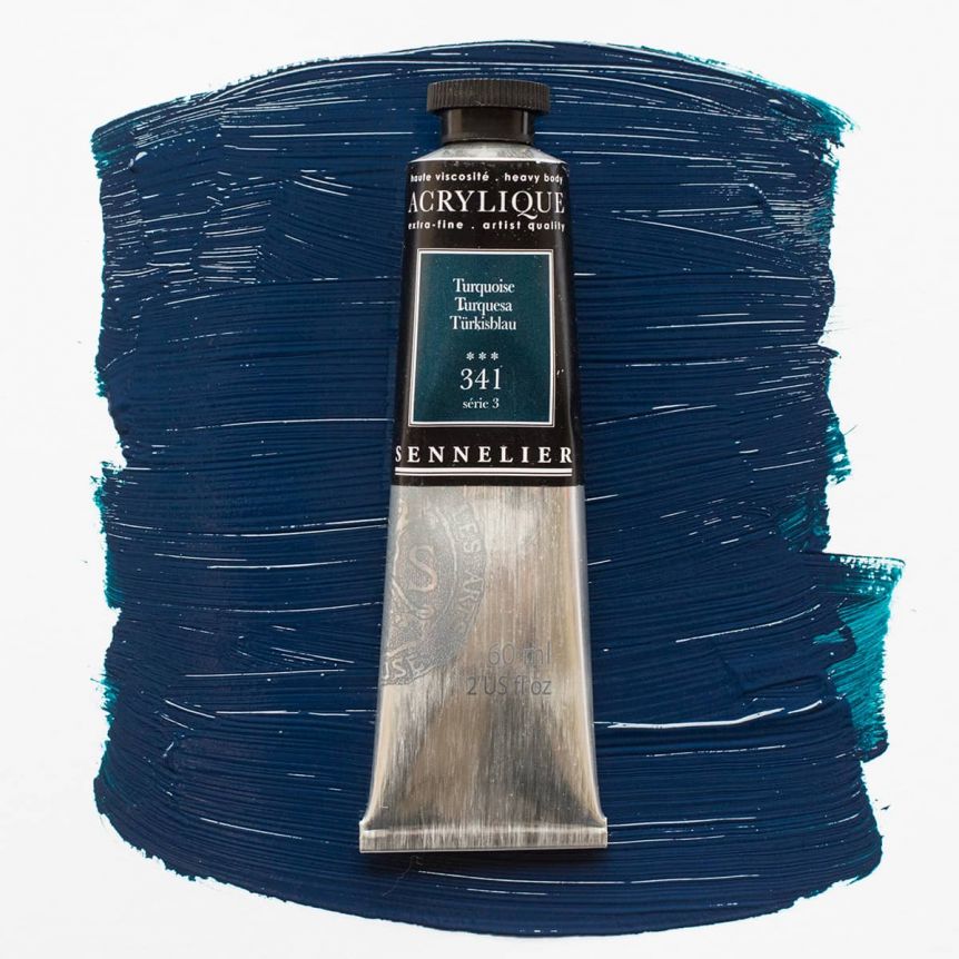 Sennelier Extra Fine Artist Acrylics - Turquoise, 60ml