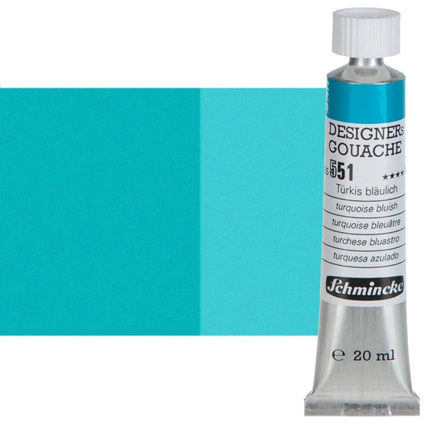 Schmincke Designers' Gouache Turquoise Bluish, 20ml