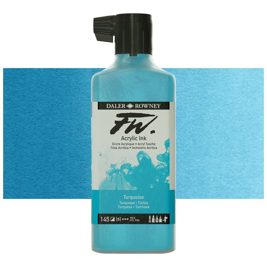 FW Acrylic Ink 180ml Turquoise
