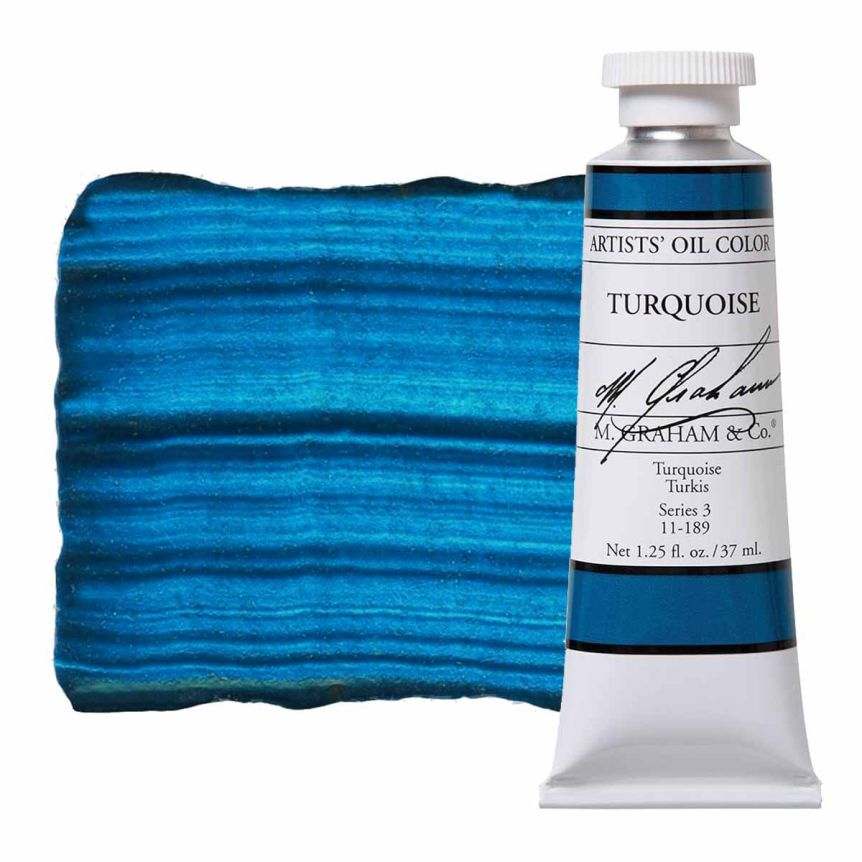 M. Graham Artist Oil Color 37ml - Turquoise