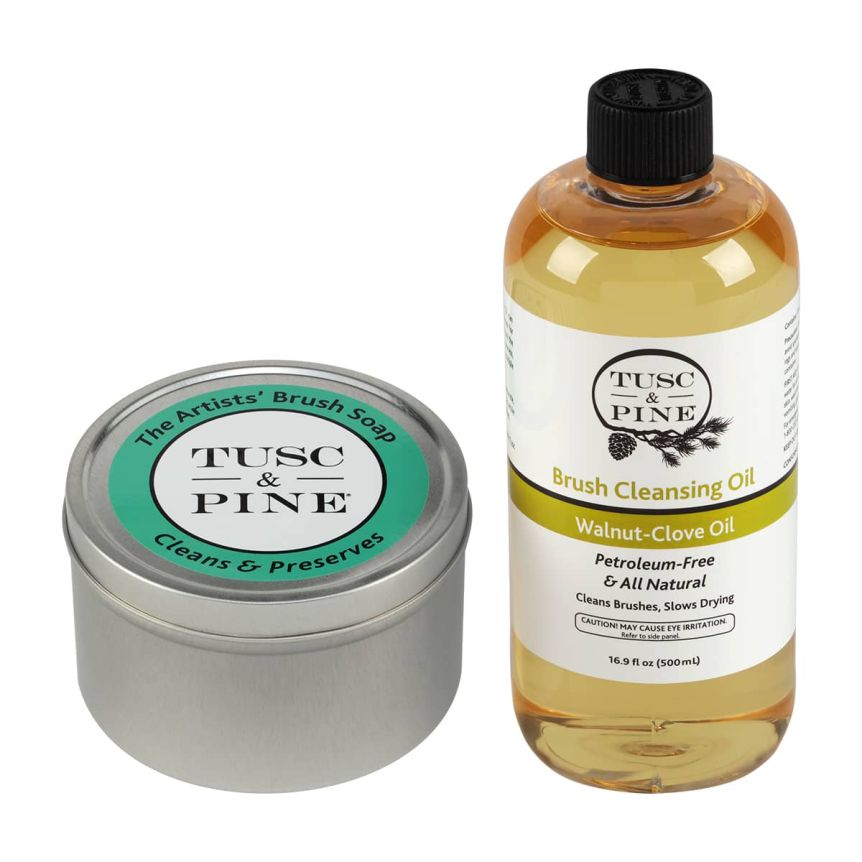 Tusc & Pine Brush Cleansing Oil | Jerry's Artarama