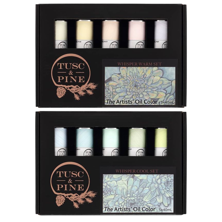 Tusc & Pine Oil Color Complete Whisper Color Set of 10, 40ml Tubes
