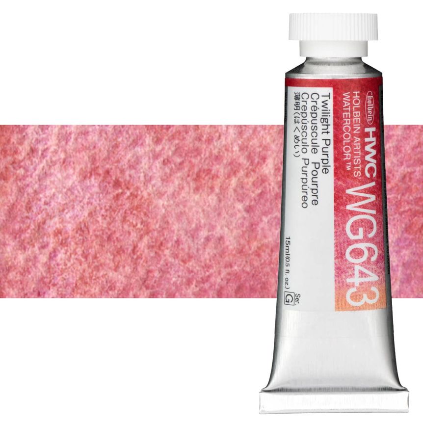 Holbein Artists' Granulating Watercolor - Twilight Purple, 15ml Tube