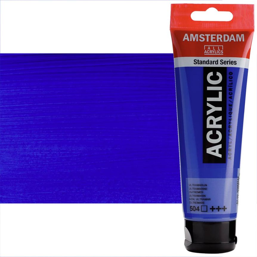 Amsterdam Standard Series Acrylic Paints - Ultramarine, 120ml