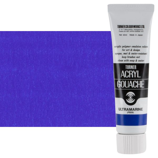 Turner Artist Acryl Gouache - Ultramarine, 40ml