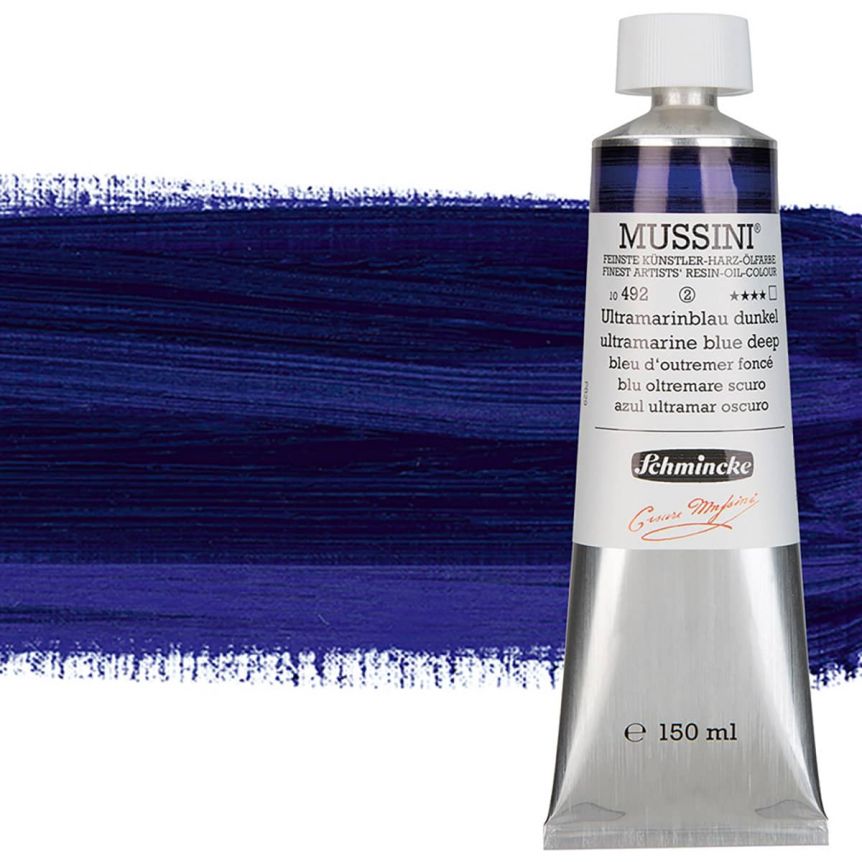 Schmincke Mussini Oil Color 150ml - Ultramarine Blue Deep