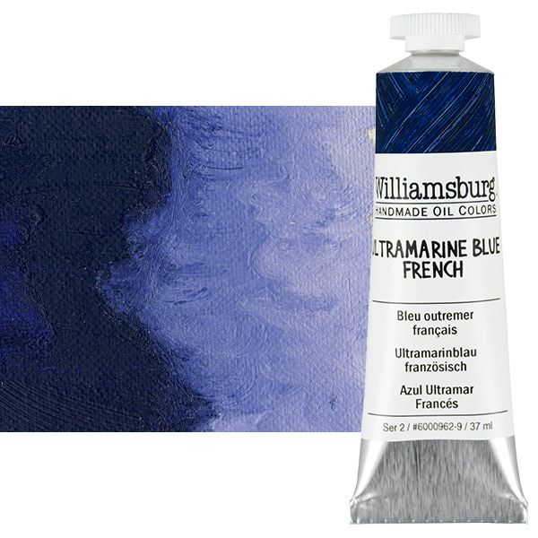 Williamsburg Oil Color, Ultramarine Blue French, 37ml Tube Jerry's