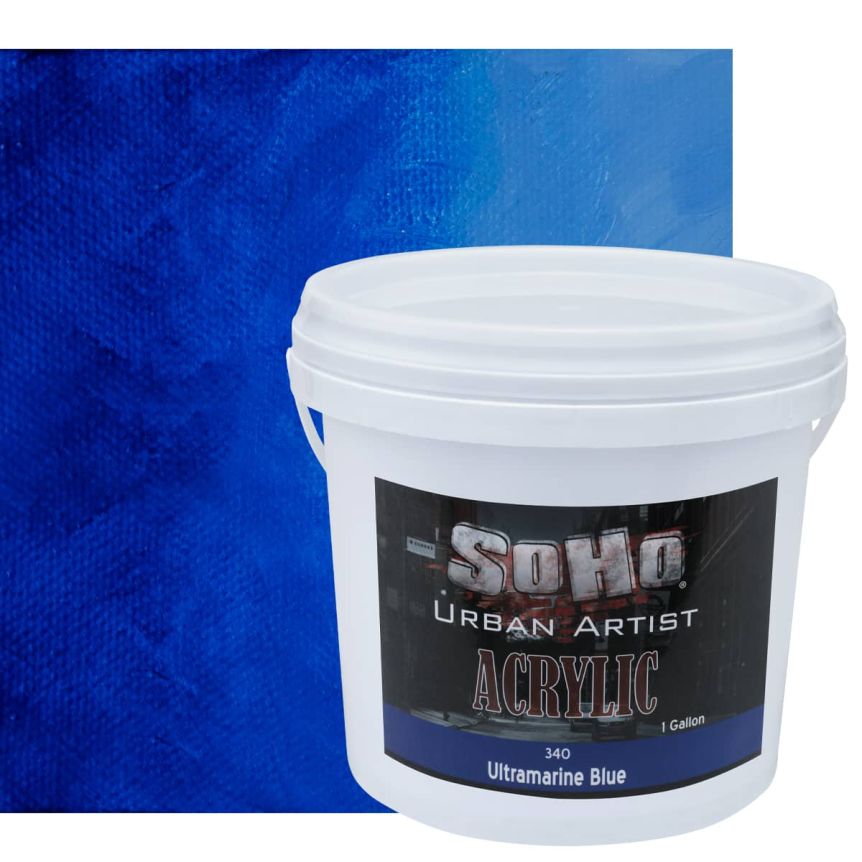 SoHo Urban Artists Heavy Body Acrylic - Ultramarine, 1 Gallon