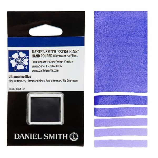 Daniel Smith Watercolor Half Pan - Ultramarine Blue