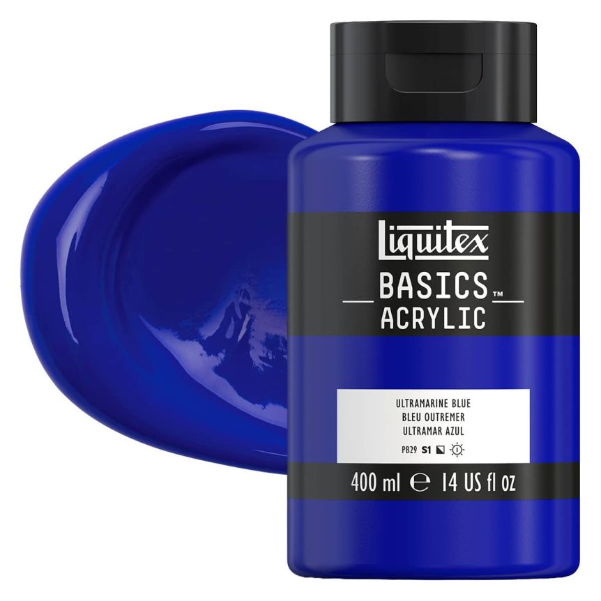 Liquitex Basics Acrylic Paint  - Ultramarine Blue 400ml